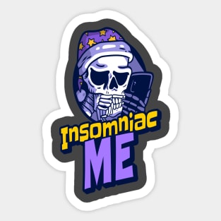 Insomniac Me Sticker